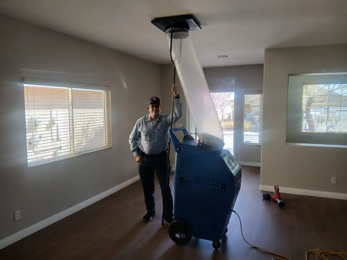 Professional Dryer Vent Cleaning work inside a Five Corners home